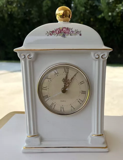 Trunk Table Clock, Quartz, 80mm, Steel, Monogram Eclipse - Watches -  Traditional Watches