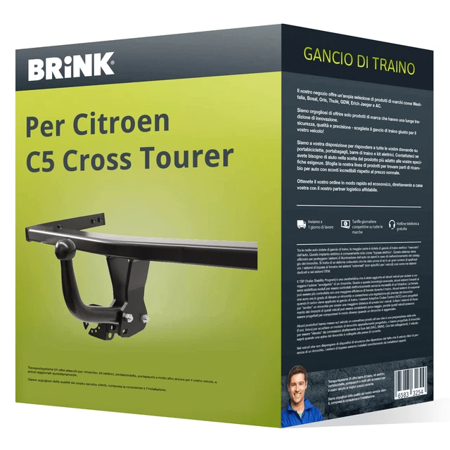Pacco Gancio traino estr. per Citroen C4 Cactus 18- e un e-kit sp. a 13