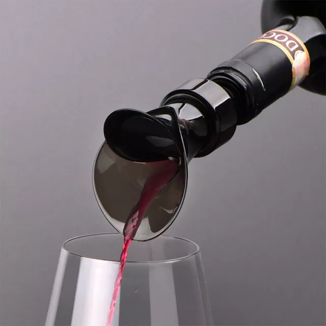 White Wine Aerator Pour Spout Bottle Stopper Decanter Pourer Aerating Acrylic 3