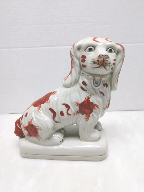 Vintage Staffordshire King Charles Spaniel