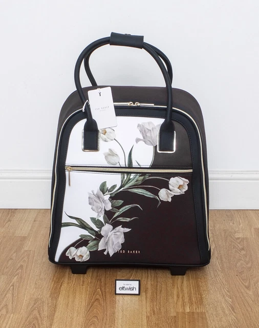 TED BAKER GORGEOUS Elderflower Set Cabin Travel Holdall Case Leather Tag New 159.00 PicClick UK