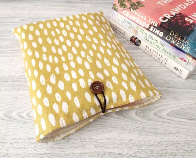 Handmade Book Sleeve Cover Padded Kindle Tablet Pouch Protector