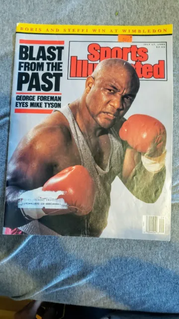 July 17 1989 George Foreman Mike Tyson Boxing Sports Illustrated Magazine