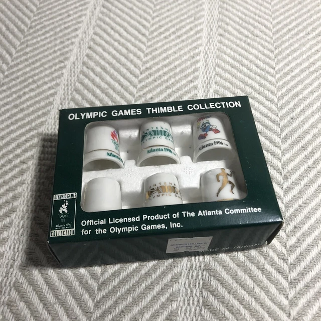 vintage 1996 Atlanta Olympic games official Thimble collector set Of 6