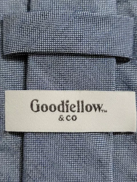 Goodfellow & Co. Men's Denim Tie Blue Designer Necktie 2 3/4" W (Narrow) 2