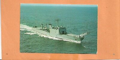 U.s.s Barnstable County Lst-1197  Naval Postcard