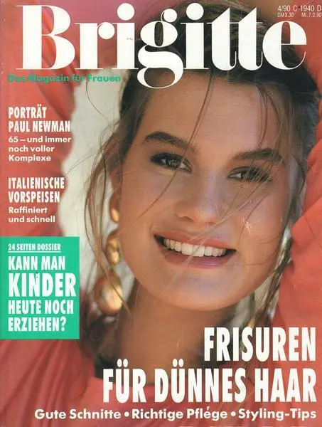 Brigitte Nr. 04/1990 07.02.1990 Frisuren für dünnes Haar