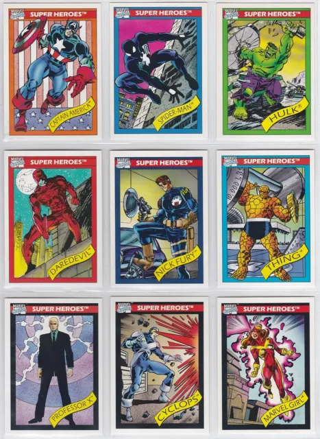 Marvel Universe Series 1 Trading Cards -Singles- 1990- Stan Lee's- NEWLY ADDED!! 2