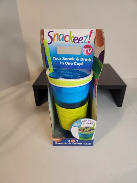 Snackeez 2-in-1 Snack & Drink Cup Disney Finding Nemo As Seen on TV No Straw