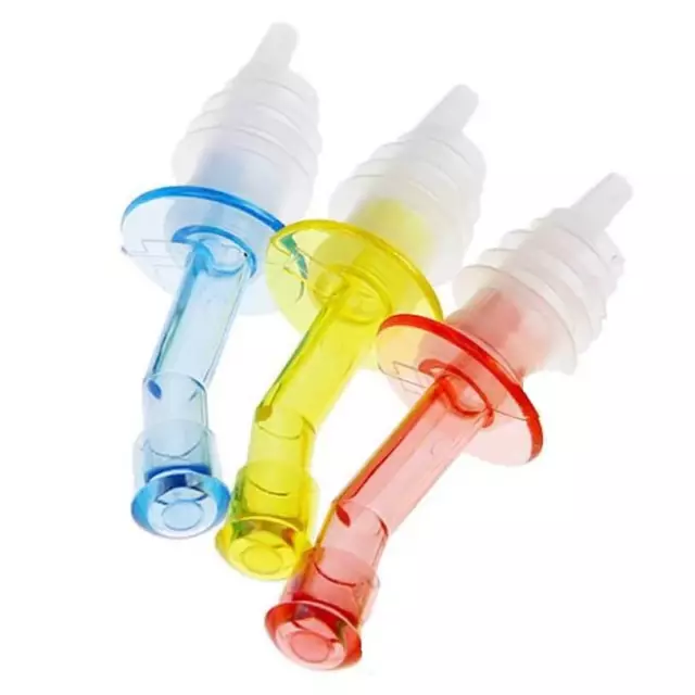 3 Pz Tappi Olio Dosatore Universale Per Bottiglie Salvagoccia Plastica Silicone