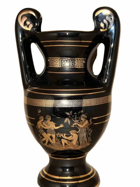 KINOYS Greek Vase with 24K Gold Trim