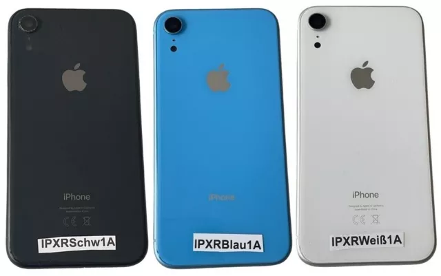 Original Apple iPhone XR Backcover Gehäuse Rückseite Rahmen Glas Grade A