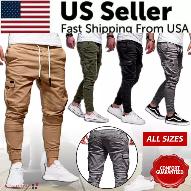 MEN CASUAL JOGGERS Harem Pants Hip Hop Dance Slacks Bottoms Trousers  Sweatpants $15.76 - PicClick