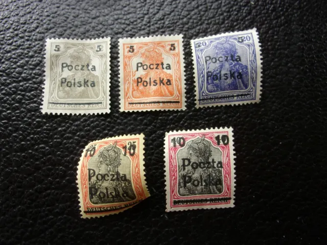 Polen - Briefmarke Yvert / Tellier N° 56/60 Nsg (A1)