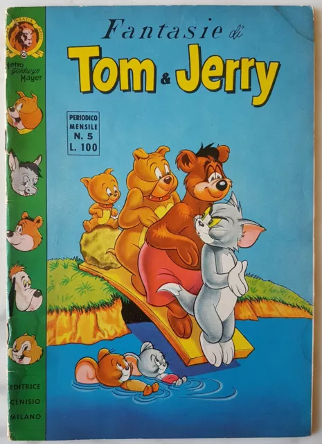 Fantasie di TOM & JERRY  n.   5 - ed. Cenisio 1961 -  ottimo