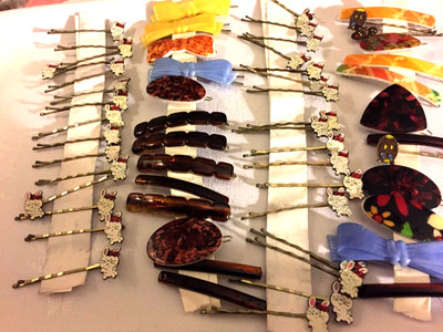 Clip per capelli 6pcs Renne Antler delle mollette Antler Forcina Fermaglio in pelliccia sintetica 