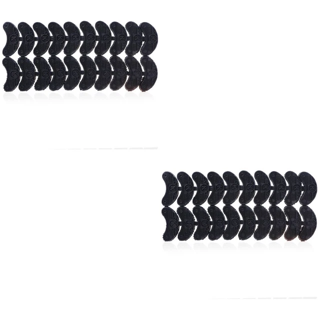 40 Pcs Heel Pad Pain Shoe Grippers Shoe Bottom Sole Inserts Women