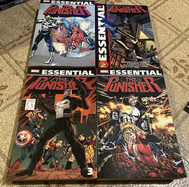 Marvel Essential presents The Punisher Volumes 1-4 TPB 1 2 3 4