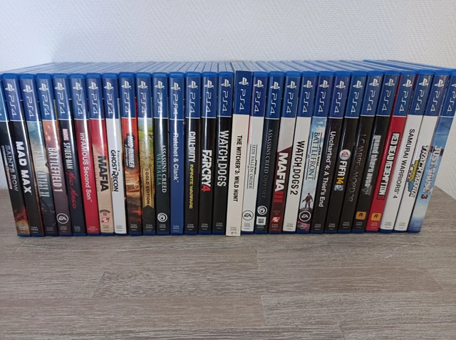 Lot De 30 Jeux PS4 D'occasion - Faire Offre - Très Bon état