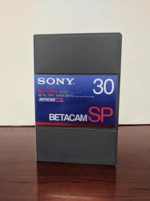 1 New Sony BCT-30MA Betacam SP Metal Tape 222m/728ft 30min