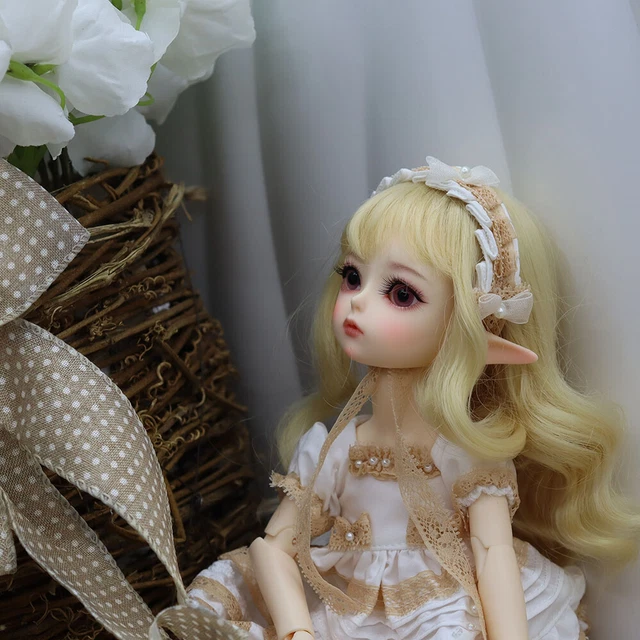 1/6 BJD Dolls Resin 11" Girl Female Body Doll + Eyes + Face Make up Toy FULL SET 3