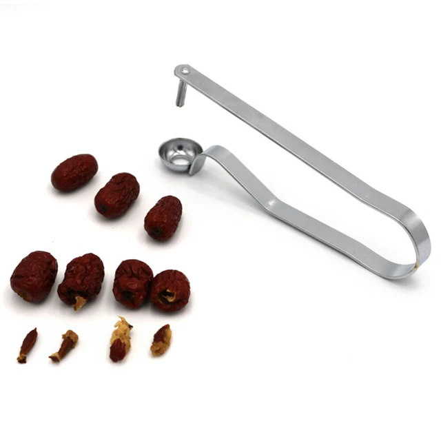 Dénoyauteur à Cerises - Extracteur De Noyaux Pour Cerises, Griottes, Prunes - Lame Inox, Poignée Ergonomique - Facile à Nettoyer, Cuisine/boulangerie
