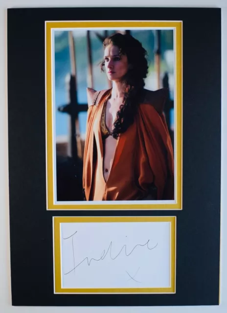 Indira Varma Signed Autograph A4 photo display Game of Thrones TV GOT AFTAL COA