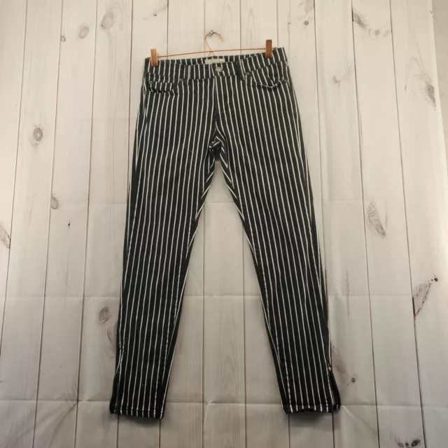 Denim and Supply Ralph Lauren Jeans Womens 29 Denim Black White Striped