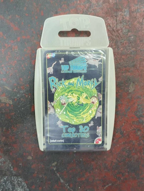 Top Trumps Rick And Morty Card Game - New & Sealed For 2+ Players