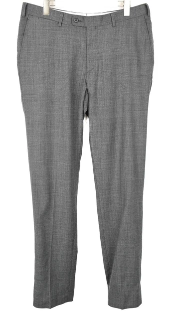 Pantalon Homme Suitsupply Brescia - Taille UK 46L/W39 - Laine Bleu Classique - Occasion Très Bon état