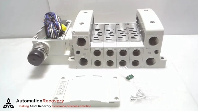Smc Vv8014-03F-Td0-W1, Manifold Iso Series, New* #297436