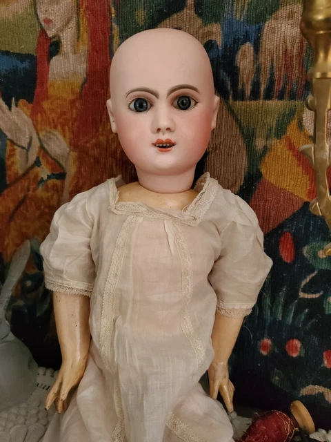 Lot de 3 chapeau pour poupée ancienne porcelaine Unis-france SFBJ