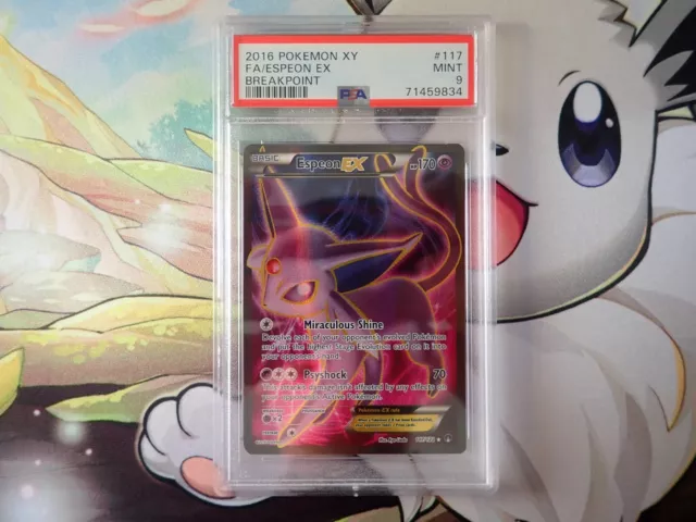 Pokemon TCG Cards PSA 9 Mint Espeon EX 117/122 Breakpoint Full Art