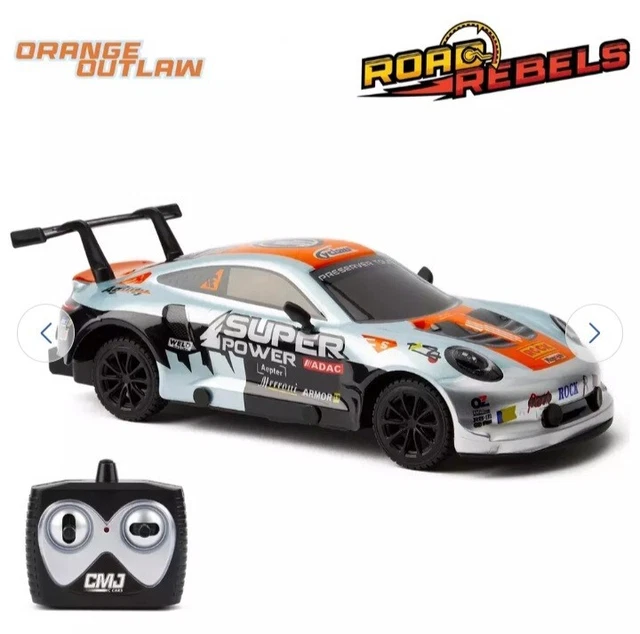 CMJ Road Rebel Redline Racer - Auto RC Scala 1:24, 12 Km/h, 2.4GHz, Per Bambini E Hobbysti - 3