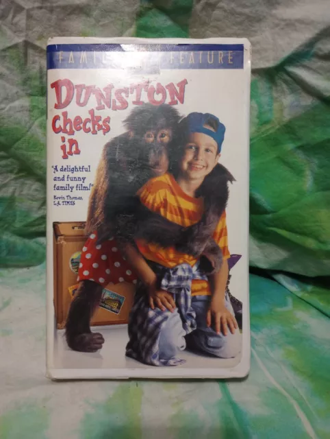 Dunston Checks In (VHS 1996) Jason Alexander, Faye Dunaway, Paul Reubens. #8962