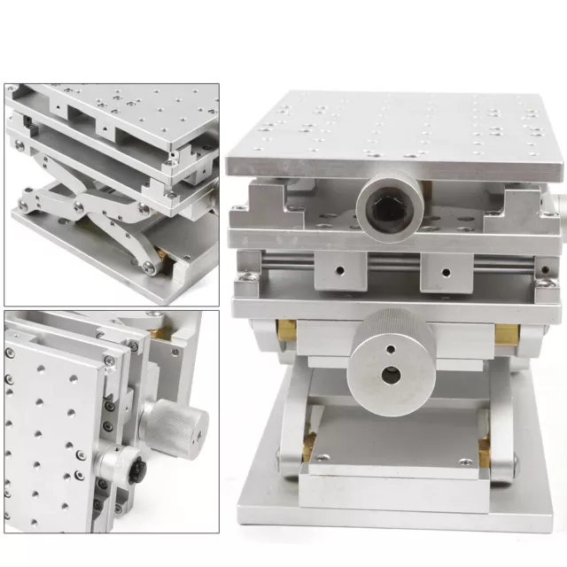 XYZ 3 Axis Positioning Moving Work Table Laser Marking Working Bench 210*150mm