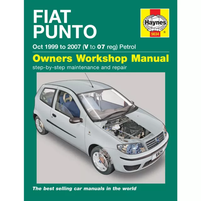 Fiat Punto Haynes Manual 1999-2007  1.2 Petrol Workshop Manual