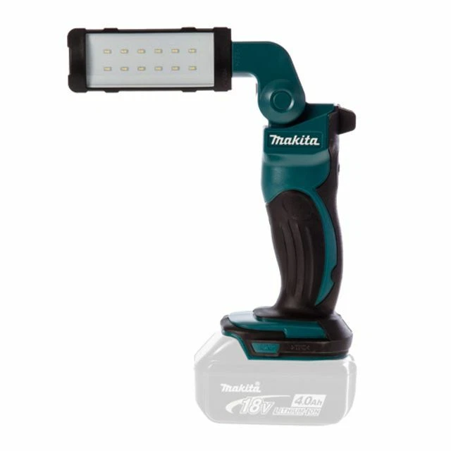 Lampe Torche 12W Pour Batterie Makita 18V – 4 Modes (blanc/rouge/strobe) – Pivotante 90° – Port USB – Pour Chantier Et Camping