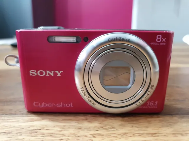 SONY DSC-W730 Digital Camera, Fusia Pink, Cyber Shot