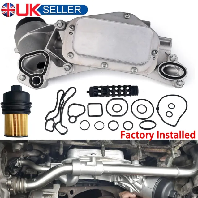 Oil Cooler Filter Housing + Gasket Fit Vauxhall Astra Vectra Zafira Insignia 1.8