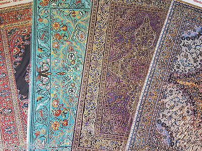 1:12 Scale 25cm x 14.5cm Woven Turkish Carpet Tumdee Dolls House Miniature P11m 