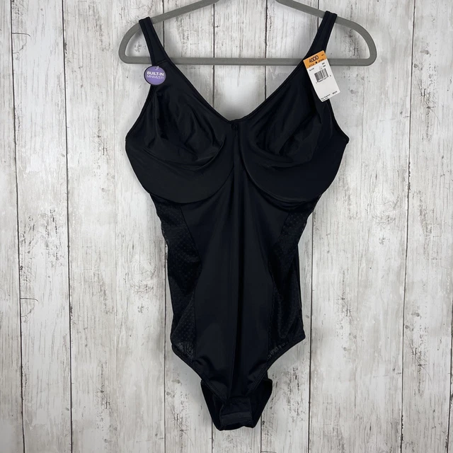 BALI WOMENS SHAPER With Cool Comfort 40DD Df1009 shapewear bodysuits