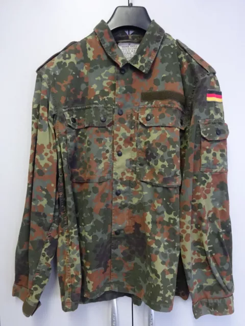 BW-17)  Bundeswehr Feldbluse Jacke Tarnfleck aus den 90er Jahre Bw-Gr.6