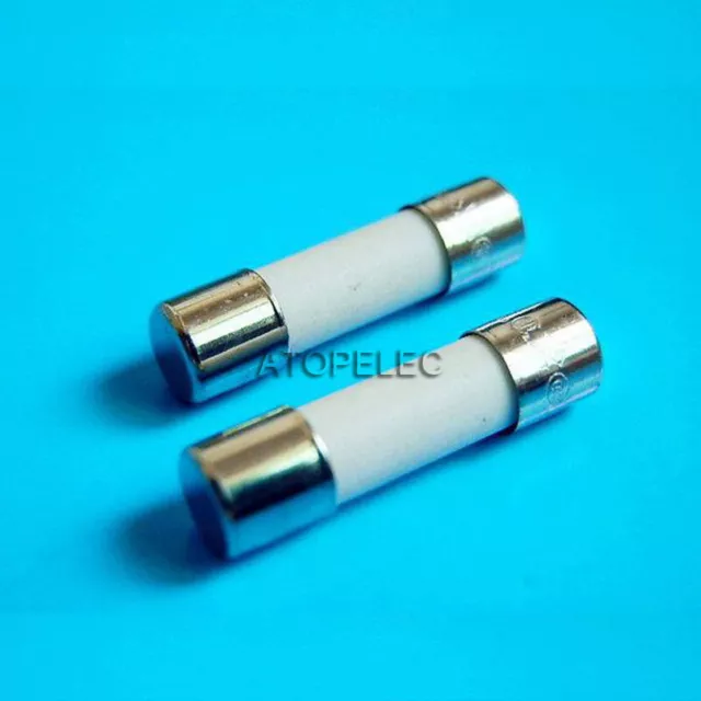 5-100pcs Ceramic Fuse 5x20 5mm*20mm F-Type Fast Blow 250V 1/2/3/4/5/6/8/10A