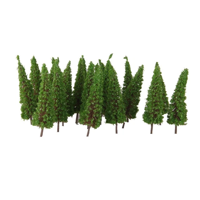 50X MINI 1 100 Model Trees Train Fake Trees Shrub Bush For Crafts 50x mini 1 100 model trees train fake trees shrub bush for crafts