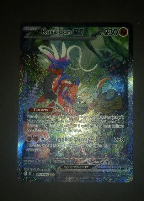CARTE POKÉMON KORAIDON ex ALT 247/198 - Ecarlate & Violet EV01 FR EUR ...