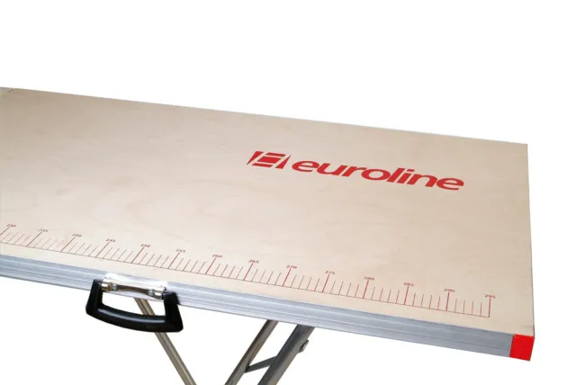 Euroline eurotap 810/8102 Alu Tapeziertisch Malertisch Arbeitstisch mit Maßband