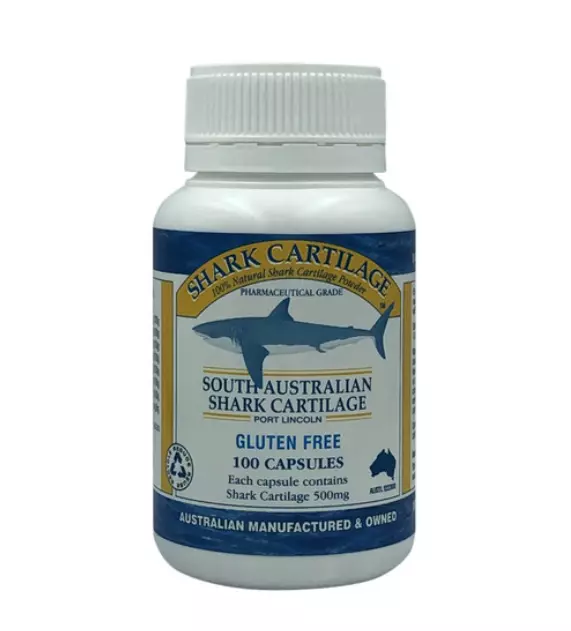 South Australian Shark Cartilage 500mg - 100 Capsules