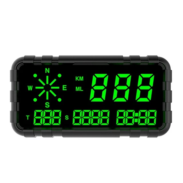 C3012 HUD Speedometer Odometer Head Display GPS Digital Display Big Fonts U I1M2