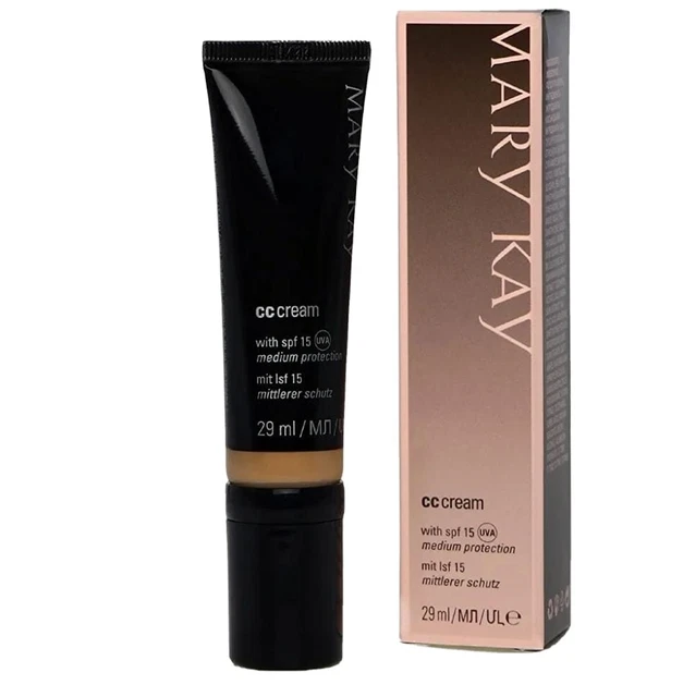 Mary Kay CC Cream LSF 15 Light to Medium, protezione media 29 ml MHD 01/25 IMBALLO ORIGINALE